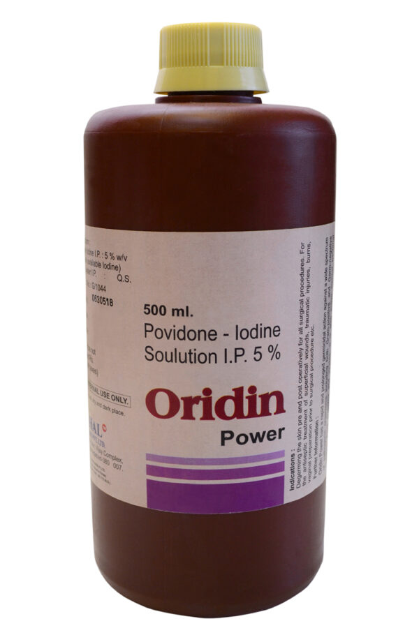 Oridin Power ( 5% Povidone Iodine Solution )